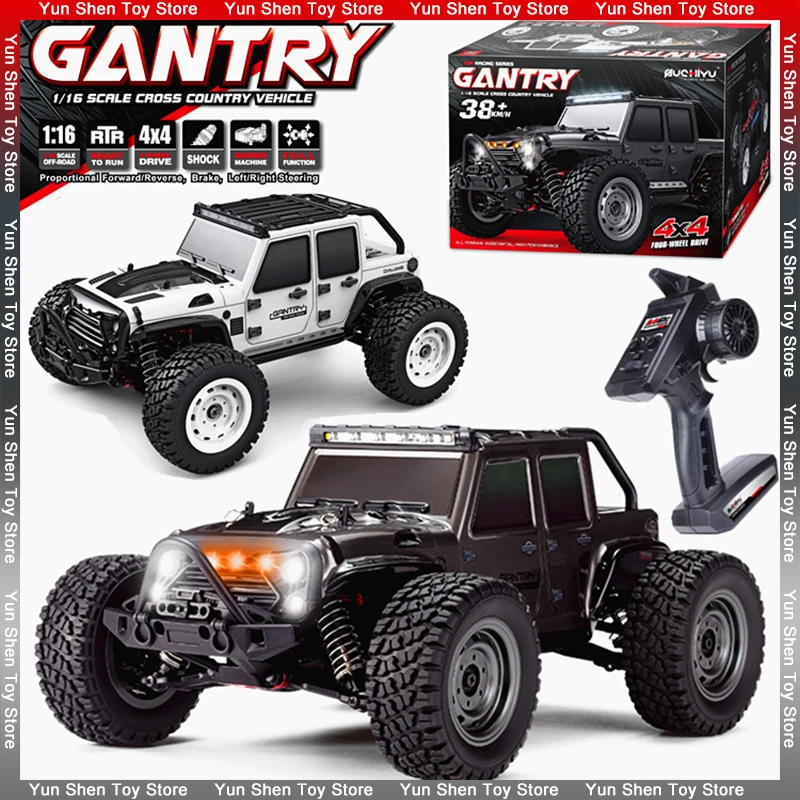 1/16 RC Car 2.4GHz 38km/h 4WD High Speed Off-road Climbing Remote Control Car - £103.38 GBP+