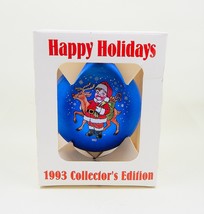 Campbell Soup Kids Santa Christmas Glass Ornament 1993 Collector&#39;s Edition - £9.48 GBP