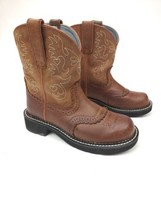 Ariat Women’s Fatbaby Boots Size 6 B Brown Cowgirl Western Leather 14930 - £55.74 GBP