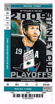 2009 NHL Stanley Cup Playoffs Phantom Ticket Blackhawks @ Sharks Round 3... - $280.90 MXN
