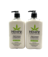 Hempz Fresh Coconut &amp; Watermelon Herbal Body Moisturizer 17 fl.oz-2 Pack - $68.53 CAD