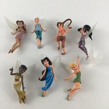 Disney Fairies Pixie Hollow Figures Rosetta Iridessa Fawn Tinker Bell Si... - $29.65
