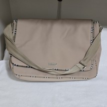Burberry Fragrance Cross Body Messenger Bag Beige Authentic 16x12x4 EXCE... - $79.15