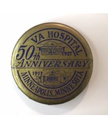 Vtg 1927 - 1977 VA Hospital 50th Anniversary Button Pin Minneapolis Minn... - £9.01 GBP