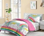Kids 5-Piece Complete Bed Set Easy-Wash Super Soft Microfiber Comforter ... - £45.55 GBP
