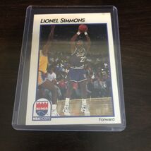 1991-92 NBA Hoops McDonald&#39;s Basketball #38 Lionel Simmons Sacramento Kings - €0,85 EUR