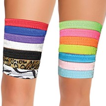 Stretch Spandex Leg Garter CHOICE OF COLORS PRINTS QUANTITY DISCOUNTS 2569 - £7.10 GBP