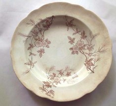 Vintage Rimmed Soup Bowl Edwards and Sons 8.75&quot; England - £18.94 GBP