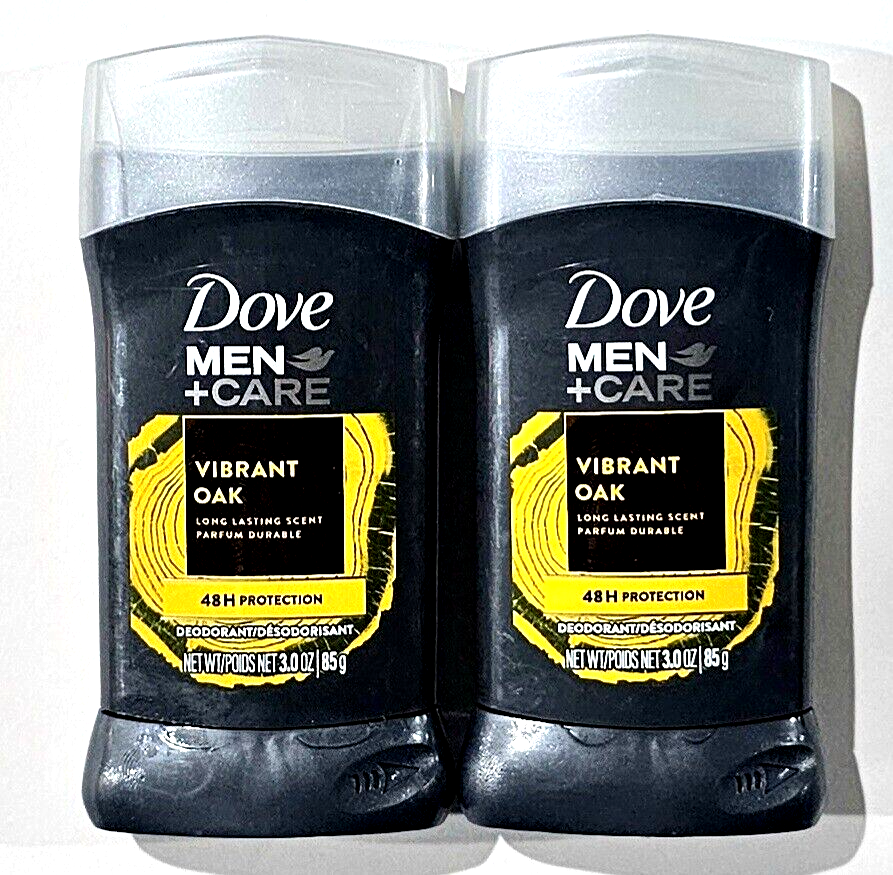 2 Pack Dove Men Care Vibrant Oak Long Lasting Scent 48hr Protection Deodorant... - $33.99