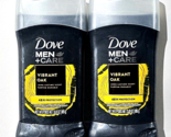 2 Pack Dove Men Care Vibrant Oak Long Lasting Scent 48hr Protection Deod... - £26.65 GBP