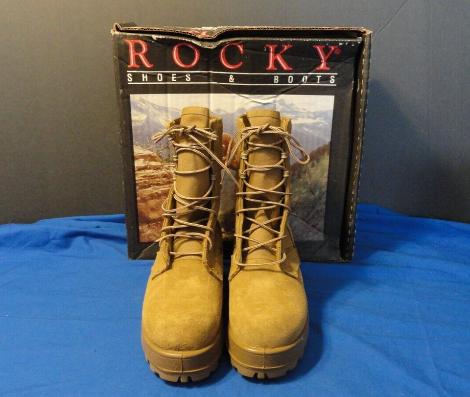 NIB ROCKY COYOTE 703 JUNGLE COMBAT TACTIC BOOT SIZE 4.5R CURRENT ARMY US... - $59.24