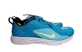 Nike Alpha Huarache 8 Pro CZ6559-400 Mens Size 13 Cyan Turf Lacrosse Shoes - $69.29