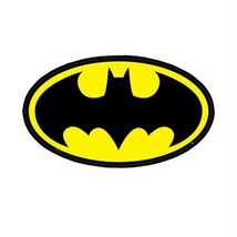 Batman Symbol Sticker Yellow - £8.00 GBP