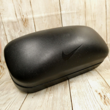 Nike Sunglasses Large Black Faux Leather Hard Clam Shell CASE ONLY - $16.78