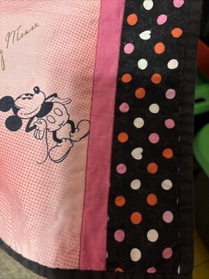 Project Linus Mickey Mouse Bed Crib Quilt Blanket  50 X38 Item image 2