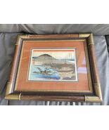 Untagawa Hiroshige (Ando) Japanese Woodblock Print The Kinkakuji Golden ... - $352.83
