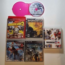 Lot of 6 Ps3 Games (PlayStation) ALL TESTED Borderlands, Uncharted, Starhawk - £26.76 GBP