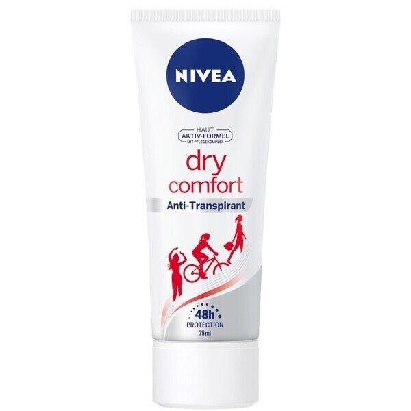 Nivea DRY COMFORT Cream antiperspirant from Europe 75ml-FREE SHIPPING