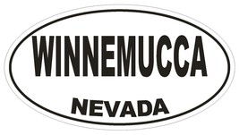 Winnemucca Nevada Oval Bumper Sticker or Helmet Sticker D2893 Euro Oval - £1.09 GBP+