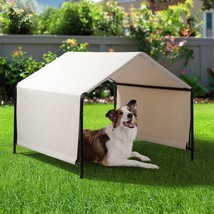 Dog Tent Outdoor Pet Shade Shelter 4&#39; x 4&#39; x 3.3&#39; Waterproof Sun Cover A... - £41.65 GBP