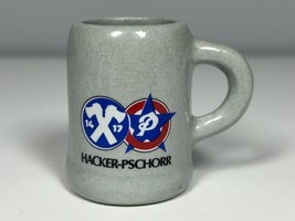 Hacker-Pschorr Bräu München Stoneware Beer Mug Gerz Germany Mini - $5.93