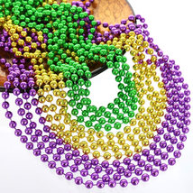 Giftexpress 72 Pcs Bulk Mardi Gras Beads Necklace, 33&quot; Multi Colors Carnival Nec - $22.08