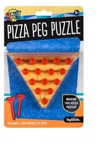 Pizza Peg Triangle Game - Game Includes Pegs and Instructions - Travel Game - $6.93