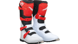New Moose Racing Qualifier Red MX ATV Mens Adult Boots Motocross - £119.51 GBP