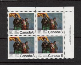 Canada  -  SC#619 Imprint UR Mint NH  -  8 cent  Scottish Settlers issue  - £0.58 GBP