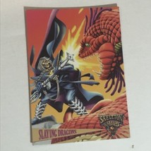 Skeleton Warriors Trading Card #87 Slaying Dragons - £1.57 GBP