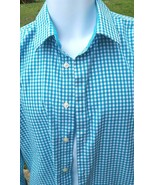 Egara Men&#39;s Slim Fit Non Iron Plaid Dress Shirt Sz 16 - 32-33 100% Cotton - £18.60 GBP