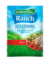 Hidden Valley SPICY Ranch Salad Dressing &amp; Seasoning Recipe Mix, 1 oz., 4 Packet - £10.59 GBP