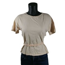 Zara T-Shirt Women&#39;s - Small - Basic Collection 1/2 Back Tee Shirt - £10.12 GBP