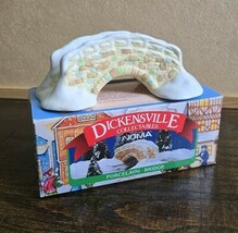 Vintage Dickensville Porcelain Christmas Village Stone Bridge 1991 in Box - $14.99