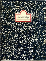 T G I Fridays Spiral Bound School Note Book Dinner Menu 1976 - £28.18 GBP