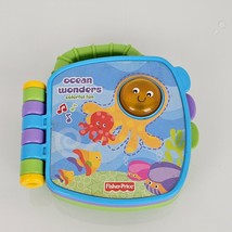 Fisher-Price Ocean Wonders Colorful Fun Plastic Baby Toy Book Sound Lights - £27.25 GBP