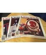 Cross Stitch &amp; Country Crafts Magazine 3 Issues 1991/92 - $146.16 MXN
