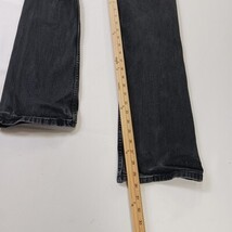 Wrangler 1009MWZBK Women's Cotton Blend Black Bootcut Denim Jeans Size 5 (26×30) image 7