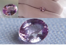 GIA Pink Sapphire, unheated, loose, GIA Premium handcrafted oval cut Sri Lanka - £413.66 GBP
