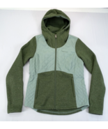 Marmot Women Coda Hoodie Size XS Vintage Green Quilted Polartec Hybrid S... - £18.11 GBP