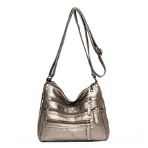 Leisure Shoulder Bag Casual Women Solid Shopping Street Messenger Bags Large Cap - £29.38 GBP