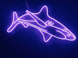 Shark | LED Neon Sign - £139.56 GBP+