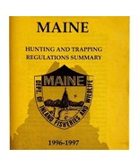 Maine 1996-97 Hunting &amp; Trapping Regulations Vintage 1st Printing Bookle... - $27.34 CAD