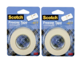 Scotch Freezer Tape Adhesive Tight Seal .75 in W x 1000 in L 3M 178 2 Roll - $13.29