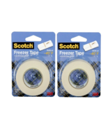 Scotch Freezer Tape Adhesive Tight Seal .75 in W x 1000 in L 3M 178 2 Roll - £10.53 GBP