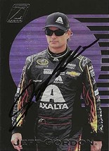 AUTOGRAPHED Jeff Gordon 2021 Panini Chronicles Racing ZENITH (#24 Axalta Flames  - $71.96