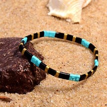 Colorful Bracelets for Women Trendy Charm Wrap Tila Delica Beads Boho Surf Pulse - £14.22 GBP