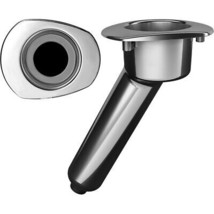 Mate Series Elite Screwless Stainless Steel 30° Rod &amp; Cup Holder - Drain - Oval - £104.63 GBP