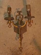 1 Antique Bronze Wall Sconce - $285.00