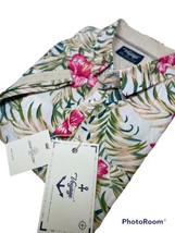 Craft + Flow Voyage Men&#39;s S/S Flower Sport Shirt w/Pocket  Size L NWT MSRP $60 - £25.66 GBP